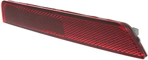 Premium Plus Bumper Face Bar Reflector Light Lamp - Rear Passenger Right Side Replacement for Chevy CAPA Certified | Enhances Safety & Visibility for Night Driving & Parking