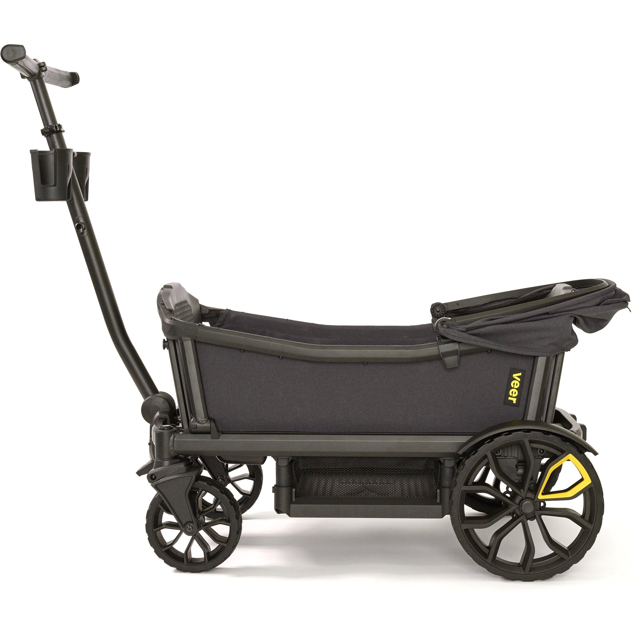 Veer Cruiser XL Custom Retractable Canopy - Adjustable Sun Shade for Strollers, Baby Carriers & Outdoor Gear - Perfect for Beach, Park and Family Outings