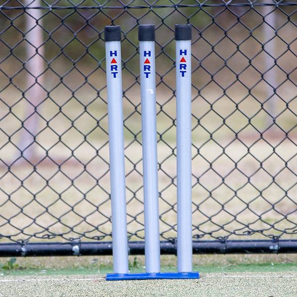HART Spring Cricket Stumps - Durable Collapsible Cricket Wickets for Outdoor Practice & Backyard Games - Perfect for Kids, Adults & Professional Training