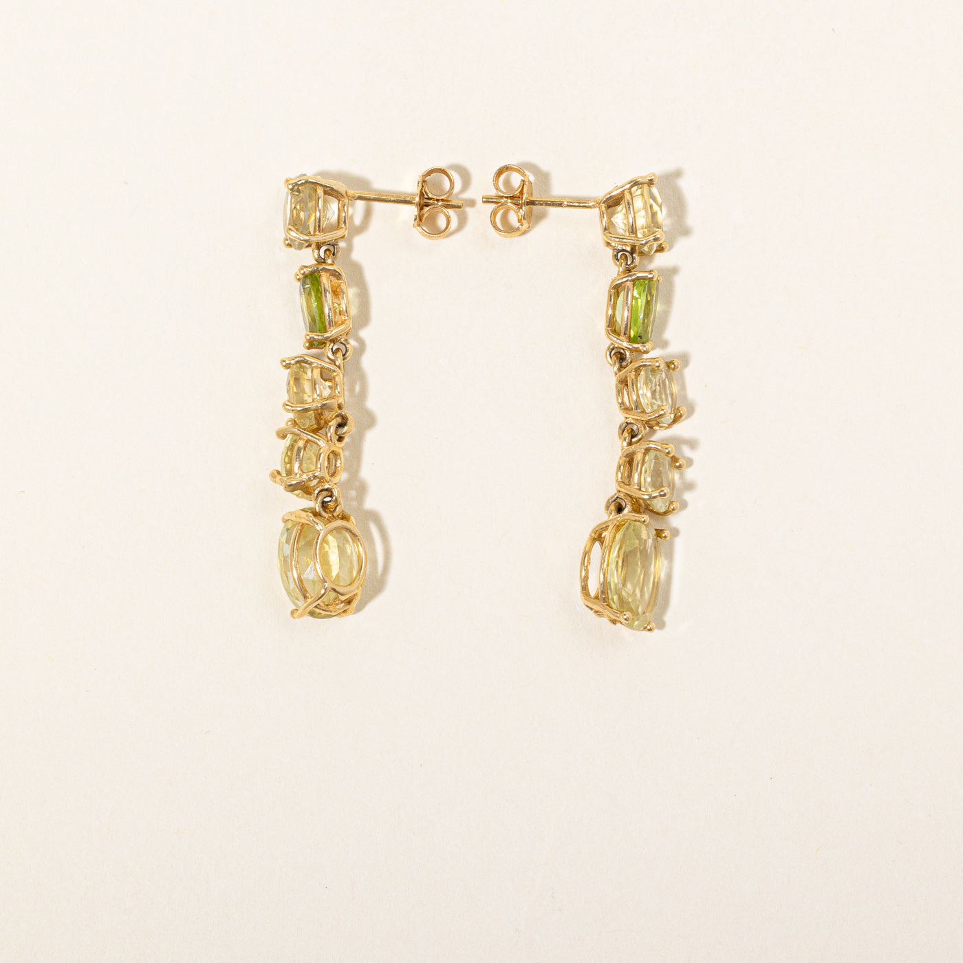 Peridot & Prasiolite Drop Earrings - 1.57ctw to 8.00ctw Gemstone Jewelry for Women | Elegant Dangle Earrings for Party, Wedding & Special Occasions