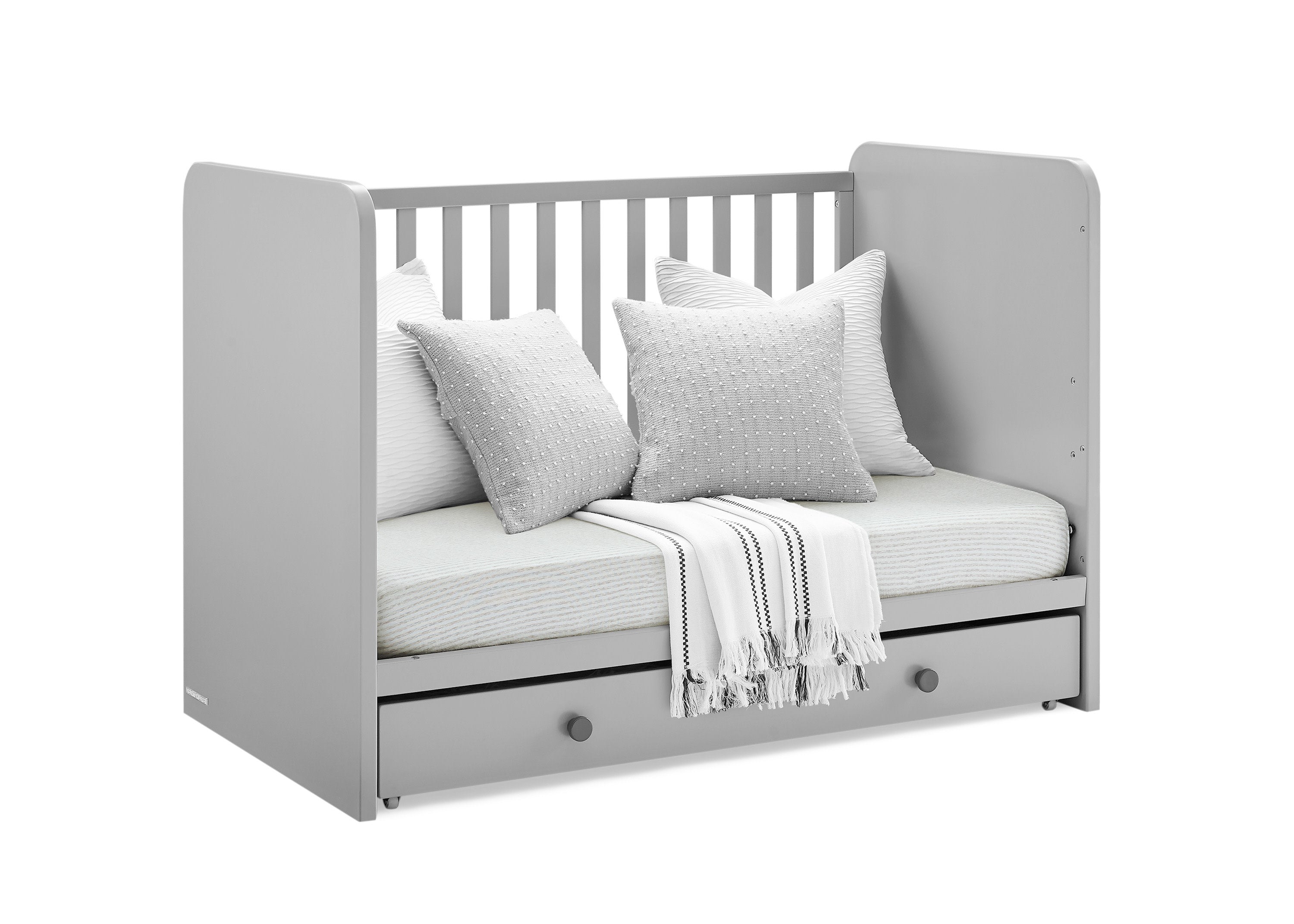 BabyGap Graham 4-in-1 Convertible Crib with Storage Drawer - Nursery Furniture for Newborns to Toddlers - Perfect for Small Spaces & Modern Nurseries