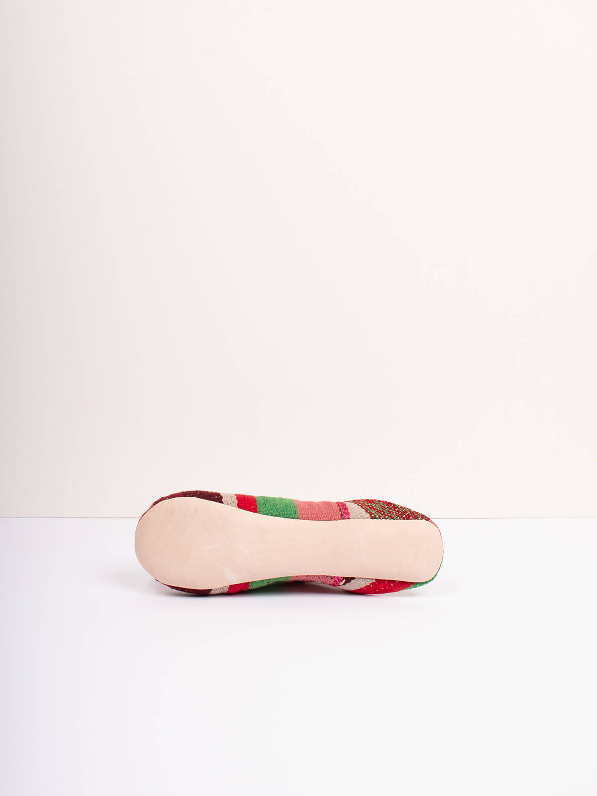 Moroccan Boujad Basic Babouche Slippers - Handmade Leather House Shoes for Men & Women | Comfortable Carnival Stripe Design | Perfect for Home, Lounge & Cultural Events
