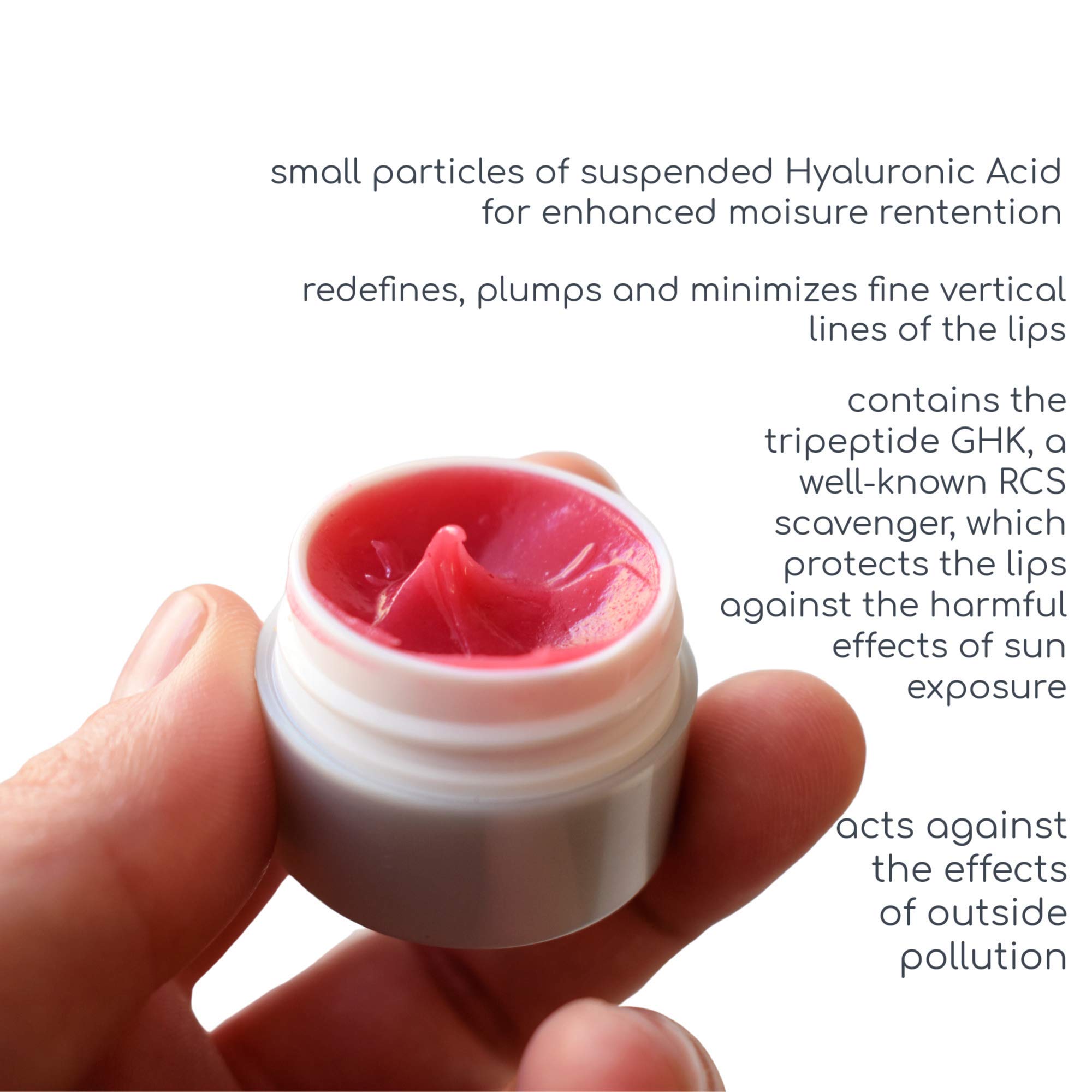 Hydrating Hyaluronic Acid Lip Plumping Mask - Overnight Moisturizing Lip Treatment for Dry Lips | Perfect for Nighttime Care & Pre-Makeup Prep