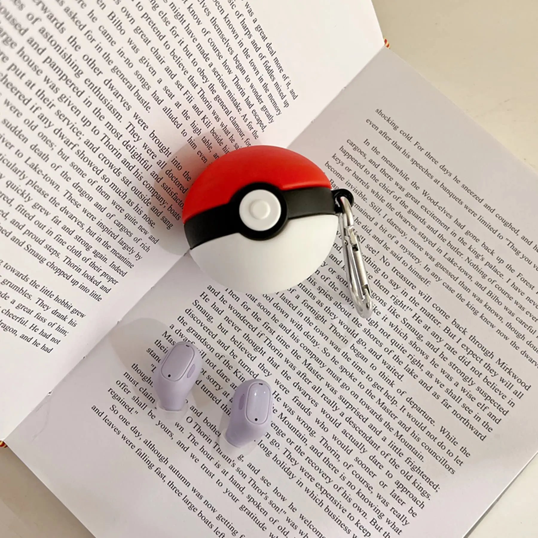 3D Poke Ball Protective Silicone Case for Samsung Galaxy Buds 3/3 Pro/2/2 Pro/Live - Cute Pokemon Design Shockproof Cover for Wireless Earbuds - Perfect for Gym, Travel, and Daily Use