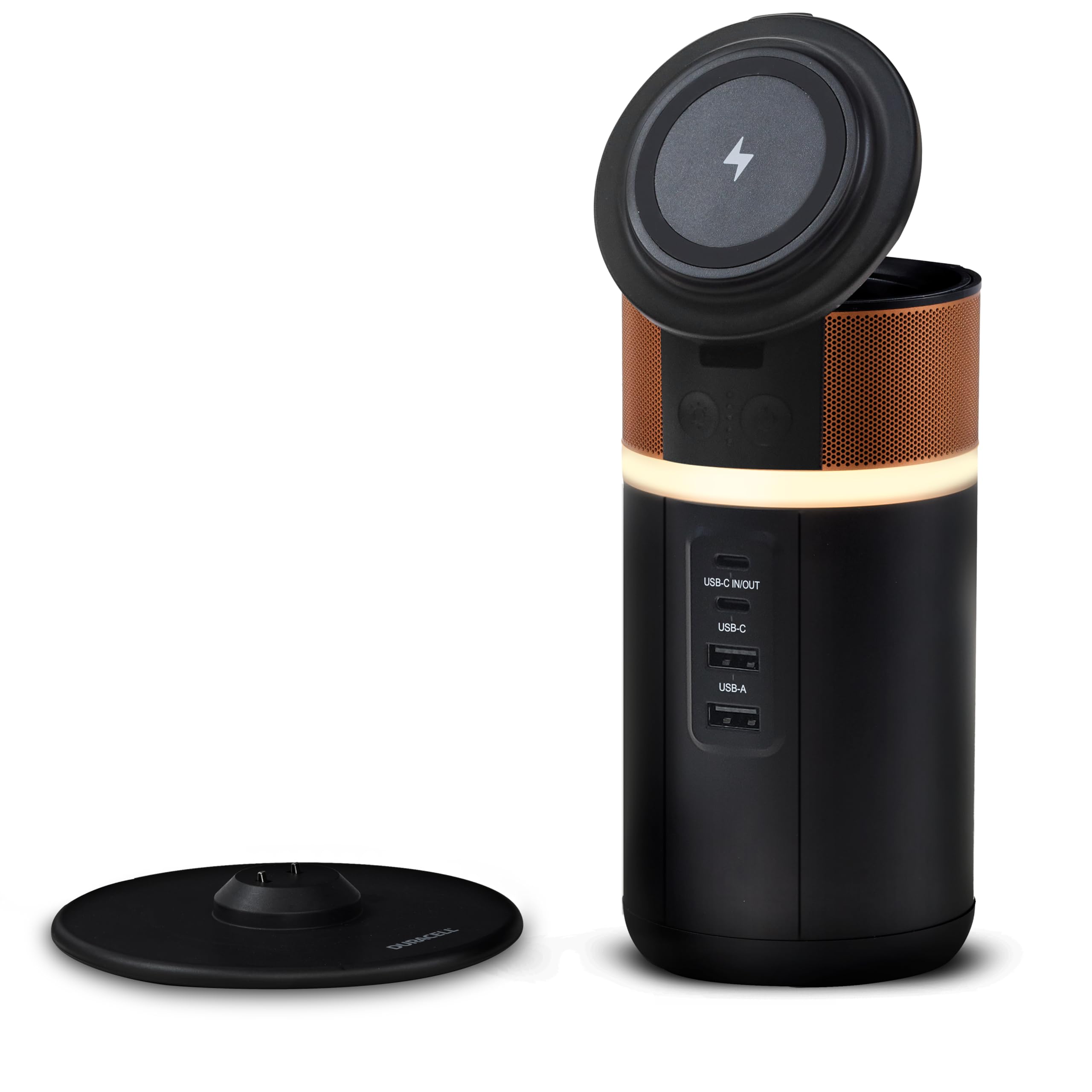 DURACELL M150 Portable Power Station - 150W (91Wh) with Wireless Charging, Compact & Lightweight - Charge Laptops, Phones, Tablets, Smartwatches - Perfect for Camping, Travel & Emergency Power Backup