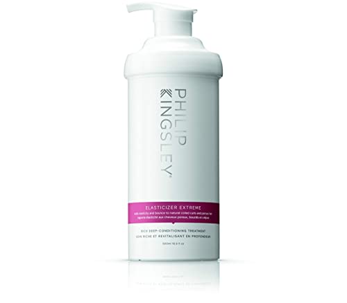 Philip Kingsley Elasticizer Extreme Deep-Conditioning Hair Mask - Repair Treatment for Dry, Damaged & Curly Hair - Deeply Conditions, Adds Bounce & Shine - 16.9 oz - Perfect for Salon-Quality Hair Care at Home, Post-Color Treatment & Weekly Hydration Therapy