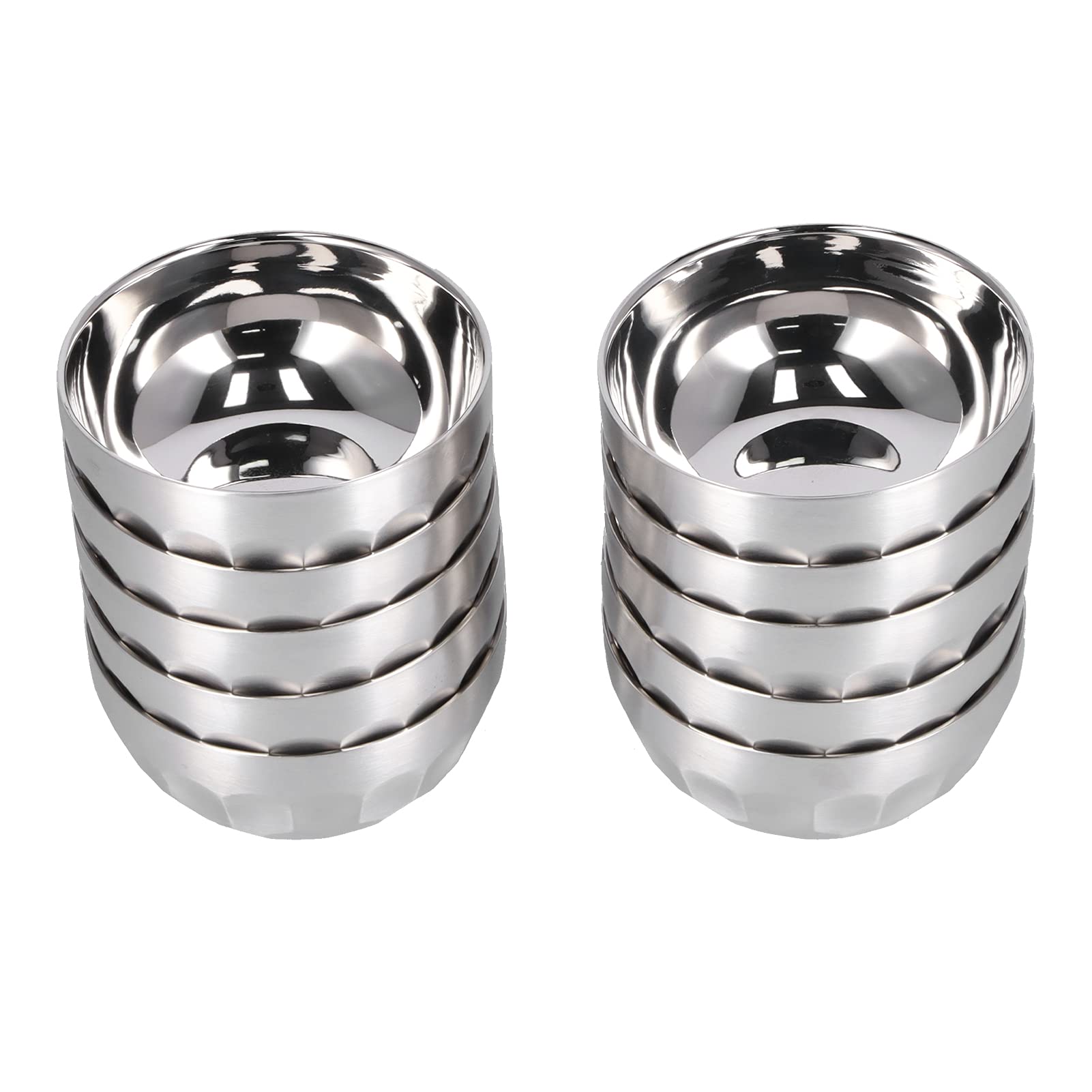Stainless Steel Double Walled Insulated Salad Container & Soup Bowl - Leak Proof, BPA Free for Camping, Picnics, Restaurants & Home Use - Perfect for Meal Prep, Outdoor Dining & Family Gatherings