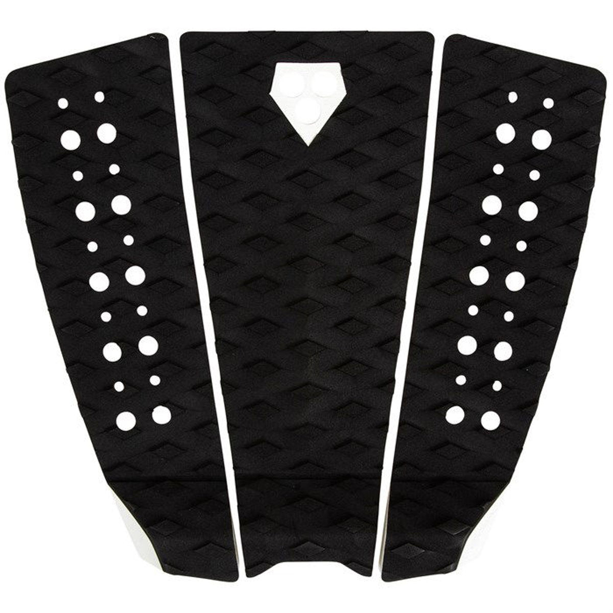 Gorilla Grip Phat Three Deck Pads - Non-Slip Surfboard Traction Pads (Black) for Surfing, Bodyboarding & Water Sports