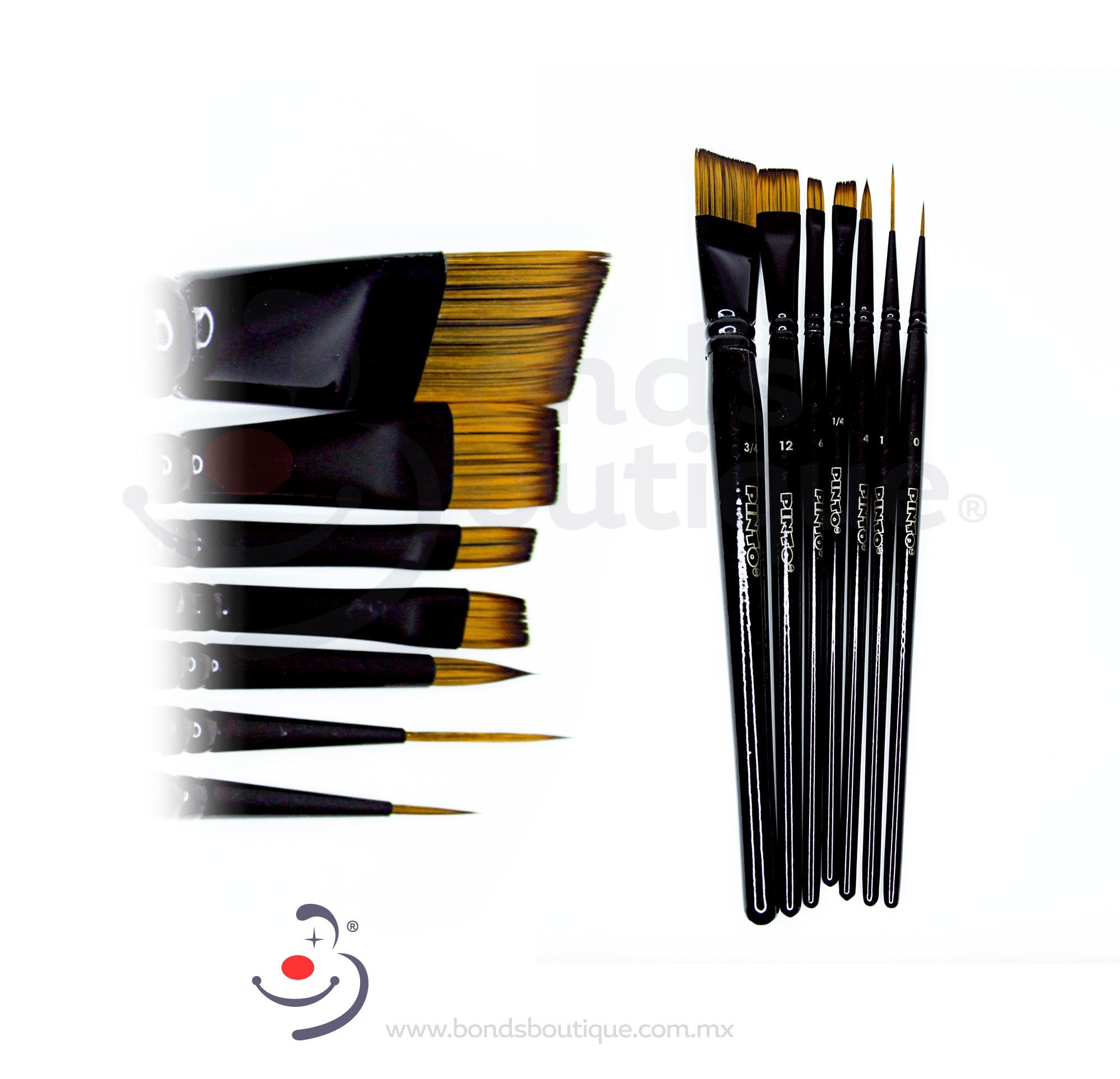 Professional Makeup Brush Set (7 Pieces) - Perfect for Foundation, Blending, Contouring & More - Ideal for Home & Travel Use