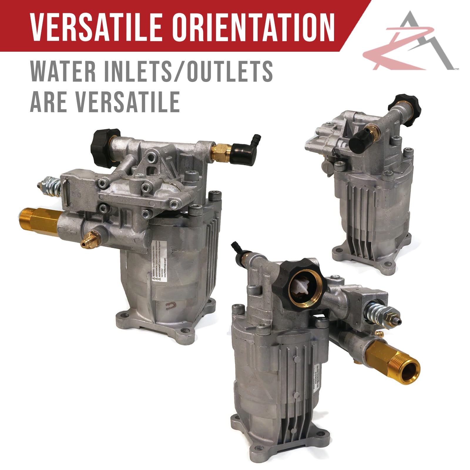 3000 PSI High Pressure Washer Pump - 3/4
