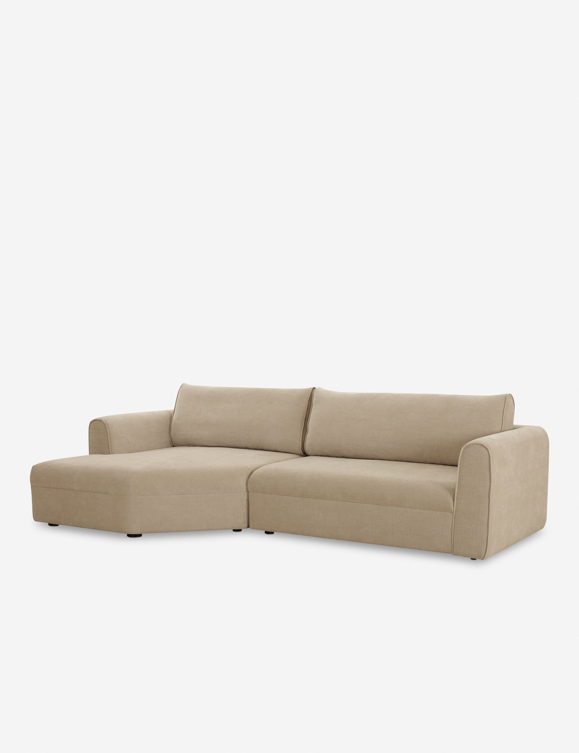 Forsythe Sectional Sofa - Modern L-Shaped Couch with Reversible Chaise, Soft Fabric Upholstery, and Sturdy Wooden Frame | Perfect for Living Room, Family Room, and Home Theater Seating