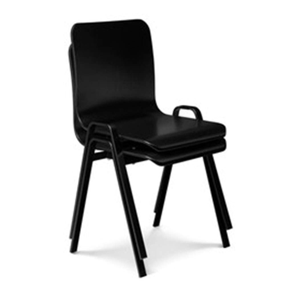 Black Iron Armchair - Versatile Home & Office Chair for Bedroom, Makeup, Dining, Computer Desk & Leisure | 83x49x53cm | Perfect Gift Idea for Comfortable Seating Anywhere
