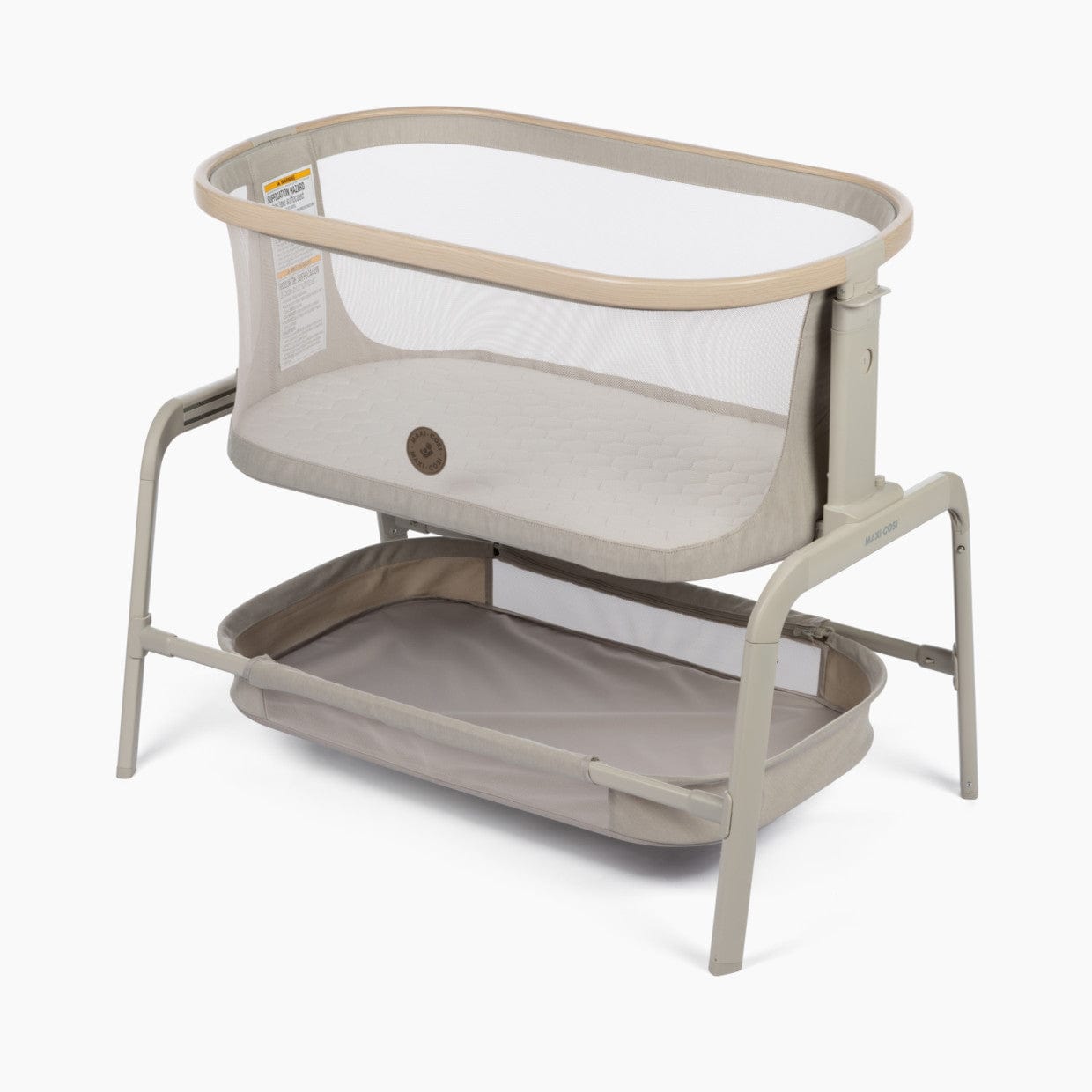 Maxi Cosi Iora 2-in-1 Convertible Co-Sleeper Bassinet & Bedside Sleeper for Newborns - Safe & Comfortable Baby Bed for Nursery, Bedroom, and Travel Use