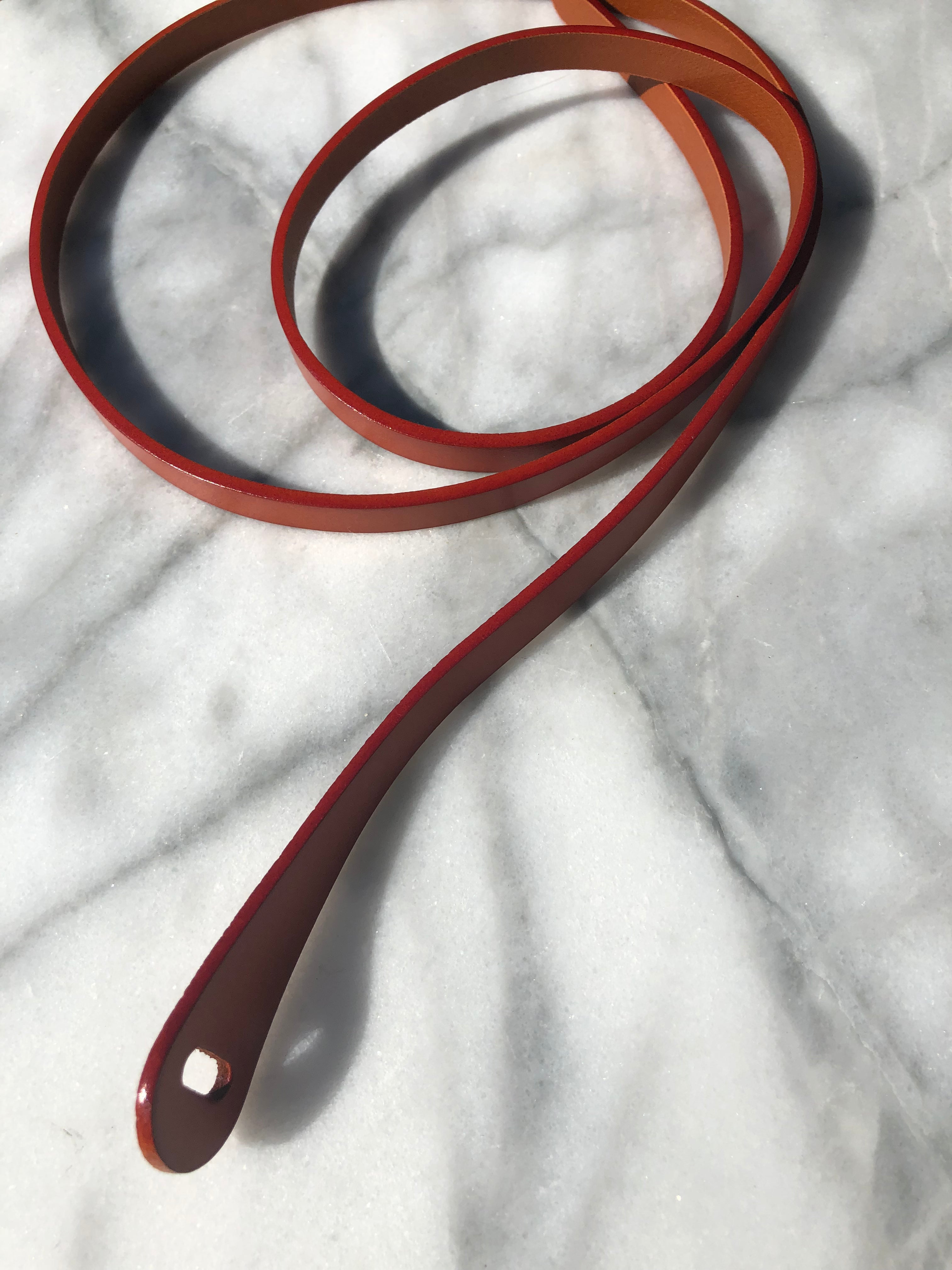 Thin Loop Belt in Tan - Stylish & Minimalist Waist Belt for Women & Men | Perfect for Casual, Office & Everyday Outfits
