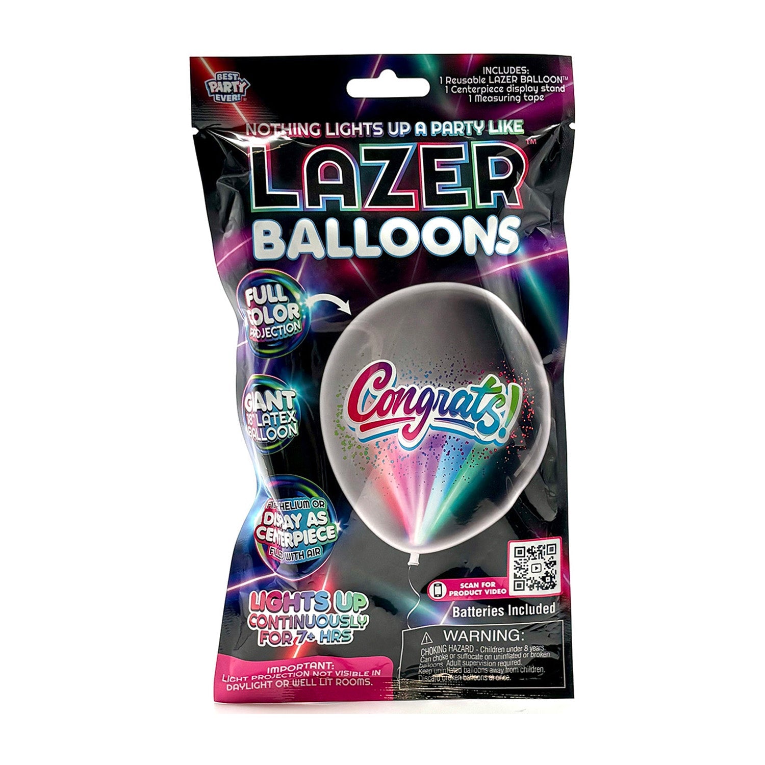Lazer Balloon Happy Birthday Bag - Premium Birthday Party Decorations for Kids & Adults - Perfect for Birthday Parties, Baby Showers & Celebrations
