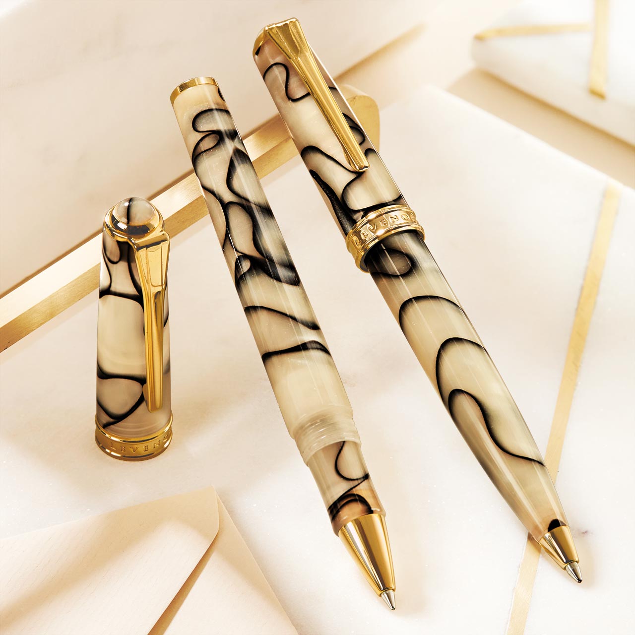 True Writer Classic Carrara Pen - Premium Ballpoint Pen for Smooth Writing - Perfect for Office, School & Gift Giving