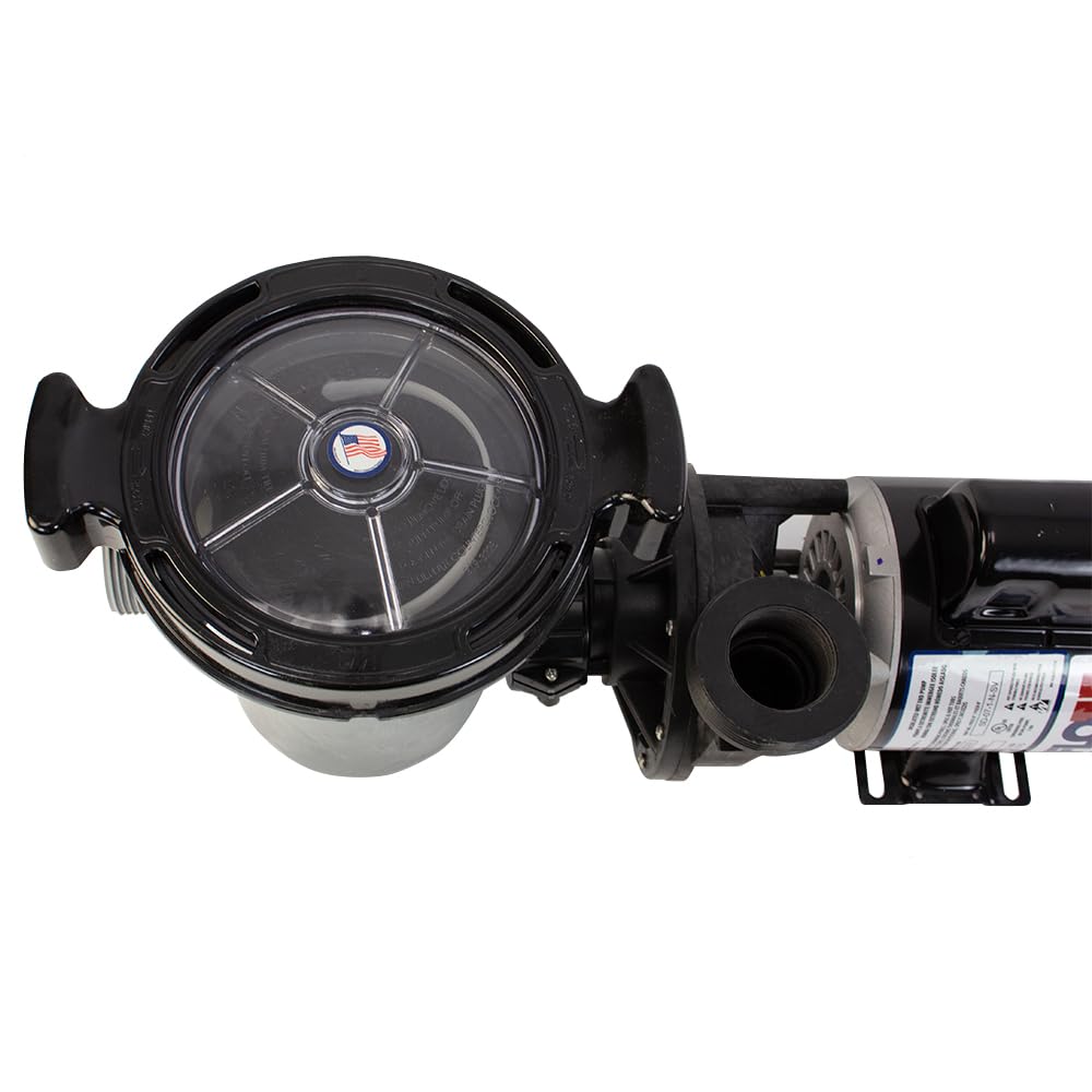 Waterway HI-Flo II 3/4 HP Top Discharge Pump for Above Ground Pools - High Performance Pool Water Circulation System for Clean and Clear Swimming Water