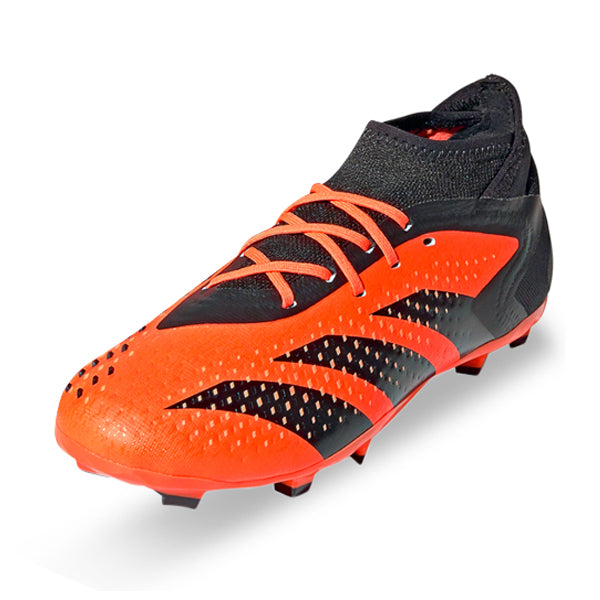 Adidas Jr. Predator Accuracy.1 FG Soccer Cleats for Kids - Solar Orange/Black - Lightweight Football Shoes for Youth Players - Perfect for Field Matches and Training Sessions