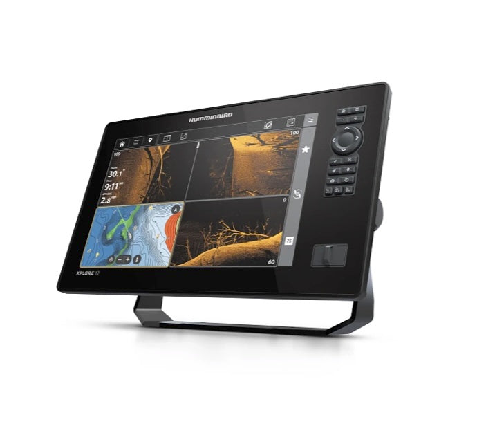 Humminbird Xplore 12 CMSI+ Fish Finder with GPS and CHIRP Sonar - Portable Fish Finder for Kayak, Boat, and Ice Fishing | Perfect for Freshwater and Saltwater Anglers