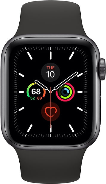 Refurbished Apple Watch Series 5 GPS + Cellular 44mm - Like New Condition | Smartwatch for Fitness Tracking, Notifications & Calls | Perfect for Workouts, Daily Wear & Tech Enthusiasts
