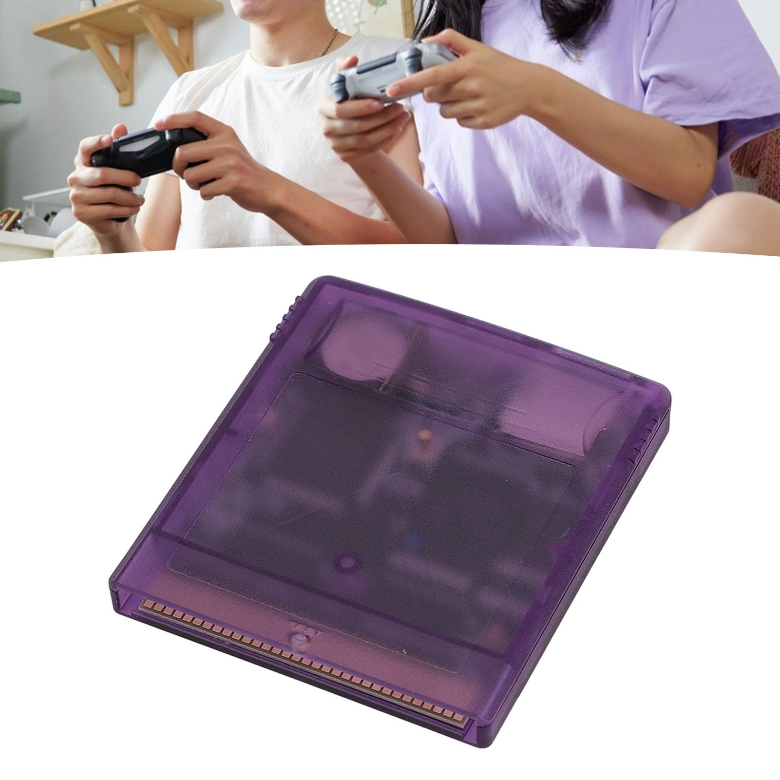 Annadue 8GB Flash Memory Card for Gameboy - 1000 in 1 Game Cartridge for GB GBC GBA SP | Purple Transparent Retro Gaming Accessory | Perfect for Classic Game Collection & Portable Gaming