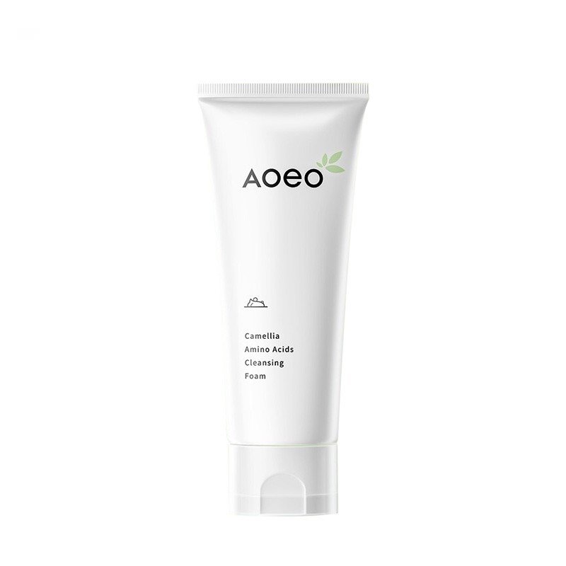 AOEO Camellia Amino Acid Facial Cleansing Foam - Gentle Foaming Face Wash for Sensitive Skin, Hydrating & Nourishing Daily Cleanser - Perfect for Morning & Night Skincare Routine