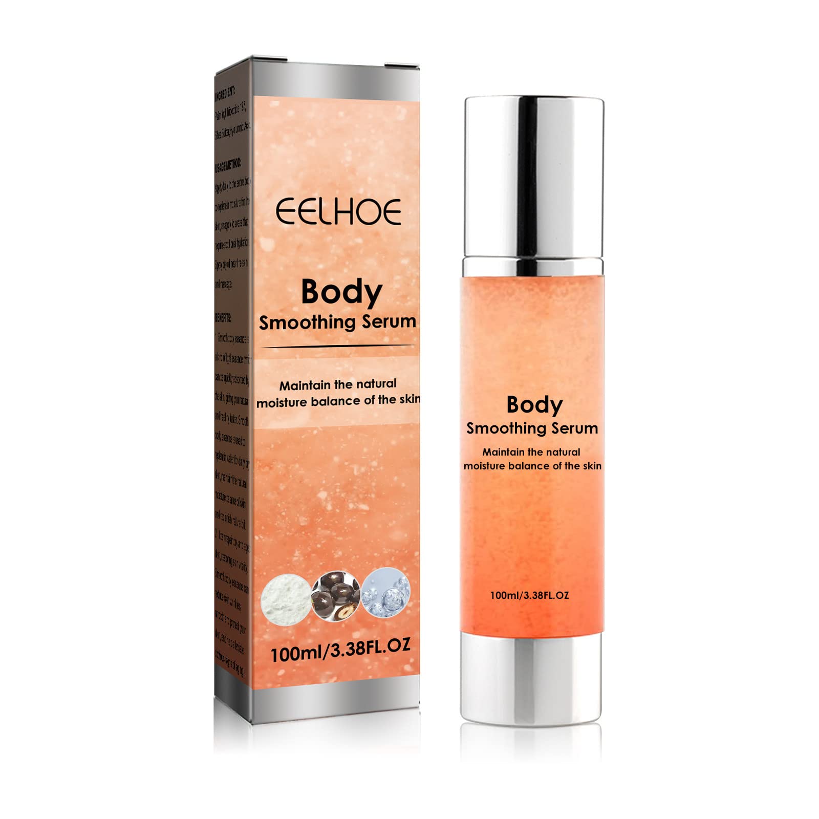 Best Body Smoothing Serum (100ml) - Hydrating & Firming Skin Care for Dry & Sensitive Skin - Perfect for Daily Moisturizing & Nighttime Routine