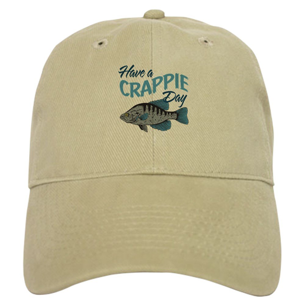 Crappie Day Baseball Cap - Funny Fishing Hat for Outdoors