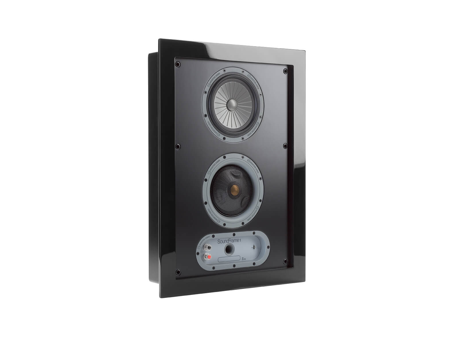 Monitor Audio SoundFrame 1 On-Wall Speaker - High-Quality Home Theater & Music System for Living Room, Bedroom, and Office