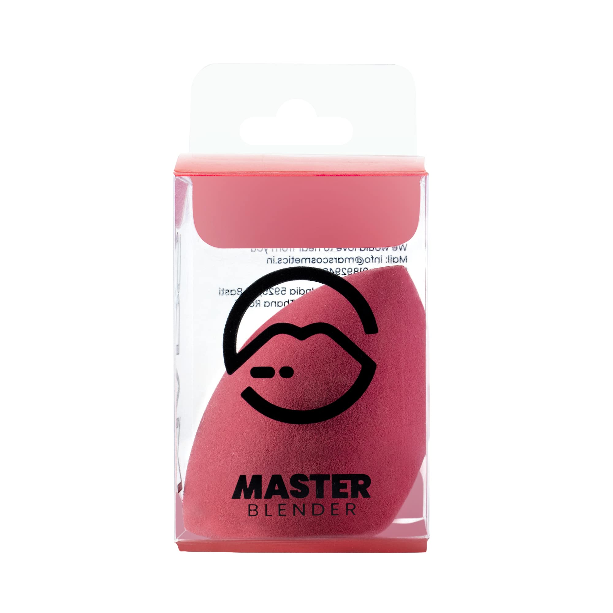 Professional MARS Master Blender Makeup Sponge - Dual-Sided Flat & Slant Design for Precision Application | Premium Durable Material with Low Absorption | Perfect for Foundation, Concealer & Powder Blending (Beauty, Cosmetics, Makeup Tools)