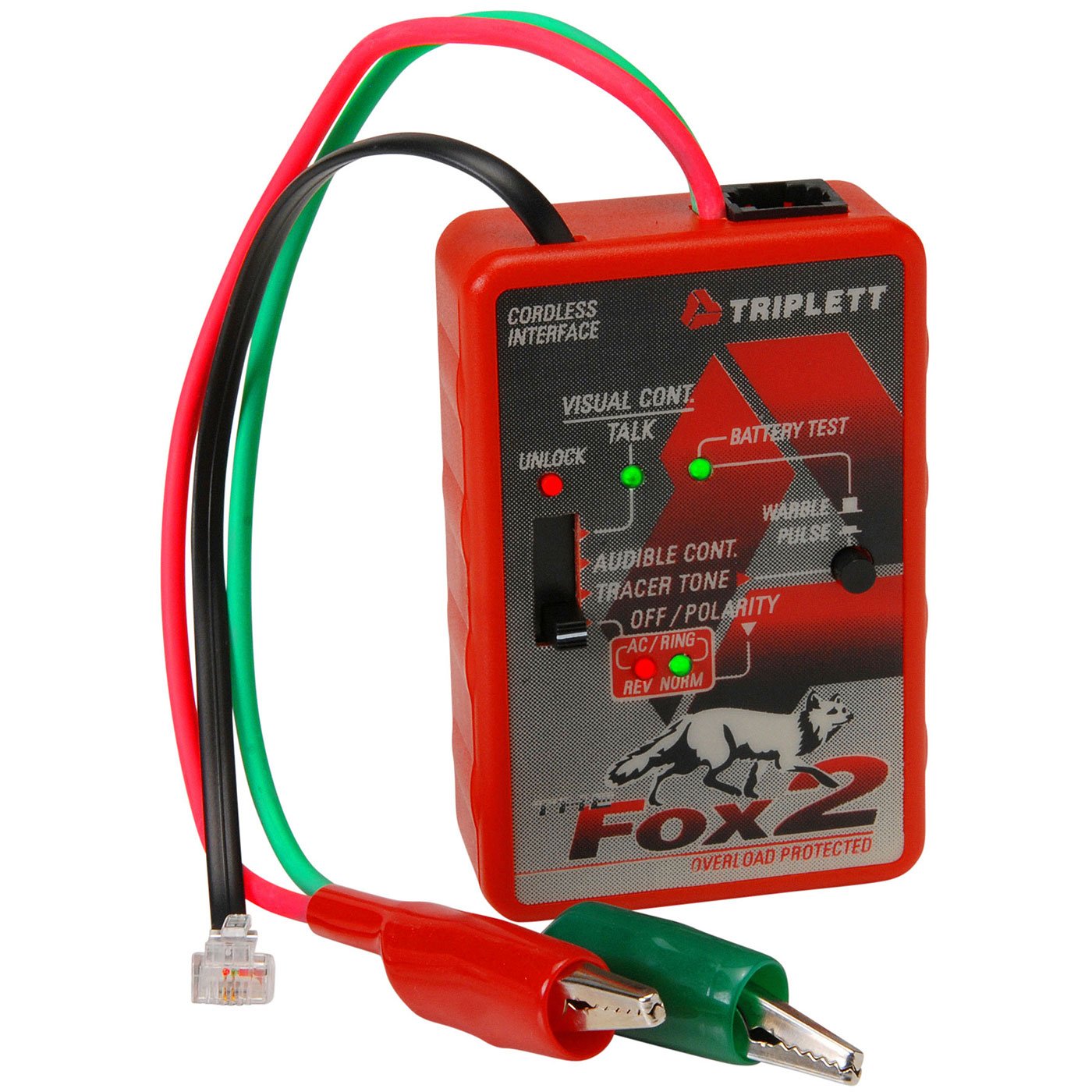 Triplett Fox & Hound Premium Tone and Probe Wire Tracer Kit - Adjustable Sensitivity for Electrical Wires, LAN Cables & Telephone Lines - Ideal for Network Installation, Home Wiring & Electrical Repairs (Model 3399)