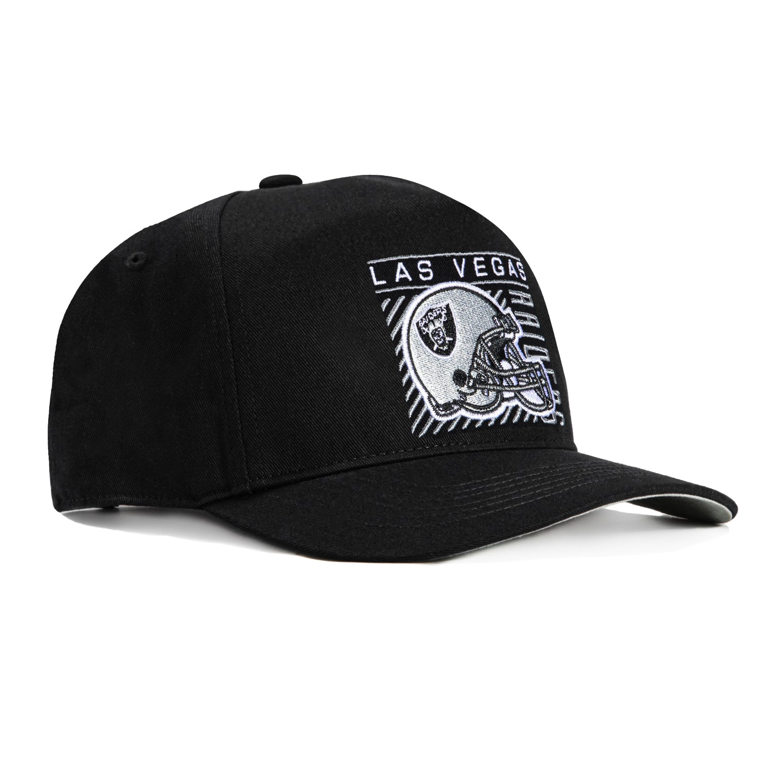 47 Brand Reflex Las Vegas Raiders Hitch Snapback Hat - Black | Adjustable Baseball Cap for NFL Fans, Sports Events & Casual Wear