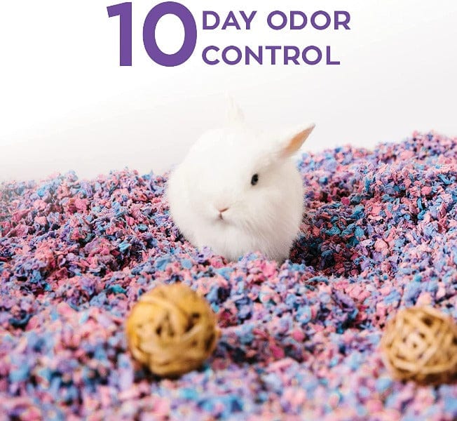 CareFresh Confetti Small Pet Bedding - Ultra Soft & Absorbent Hamster, Guinea Pig & Rabbit Bedding for Cages - Odor Control & Dust-Free Small Animal Habitat Accessories for Comfortable & Healthy Pets