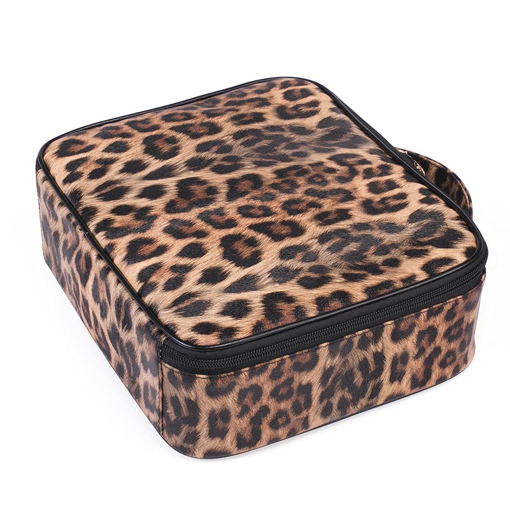 Professional Travel Makeup Train Case with Adjustable Compartments - Cosmetic Organizer Bag for Women | Makeup Brush, Toiletry & Jewelry Storage | Perfect for Travel, Salon Professionals & Home Organization