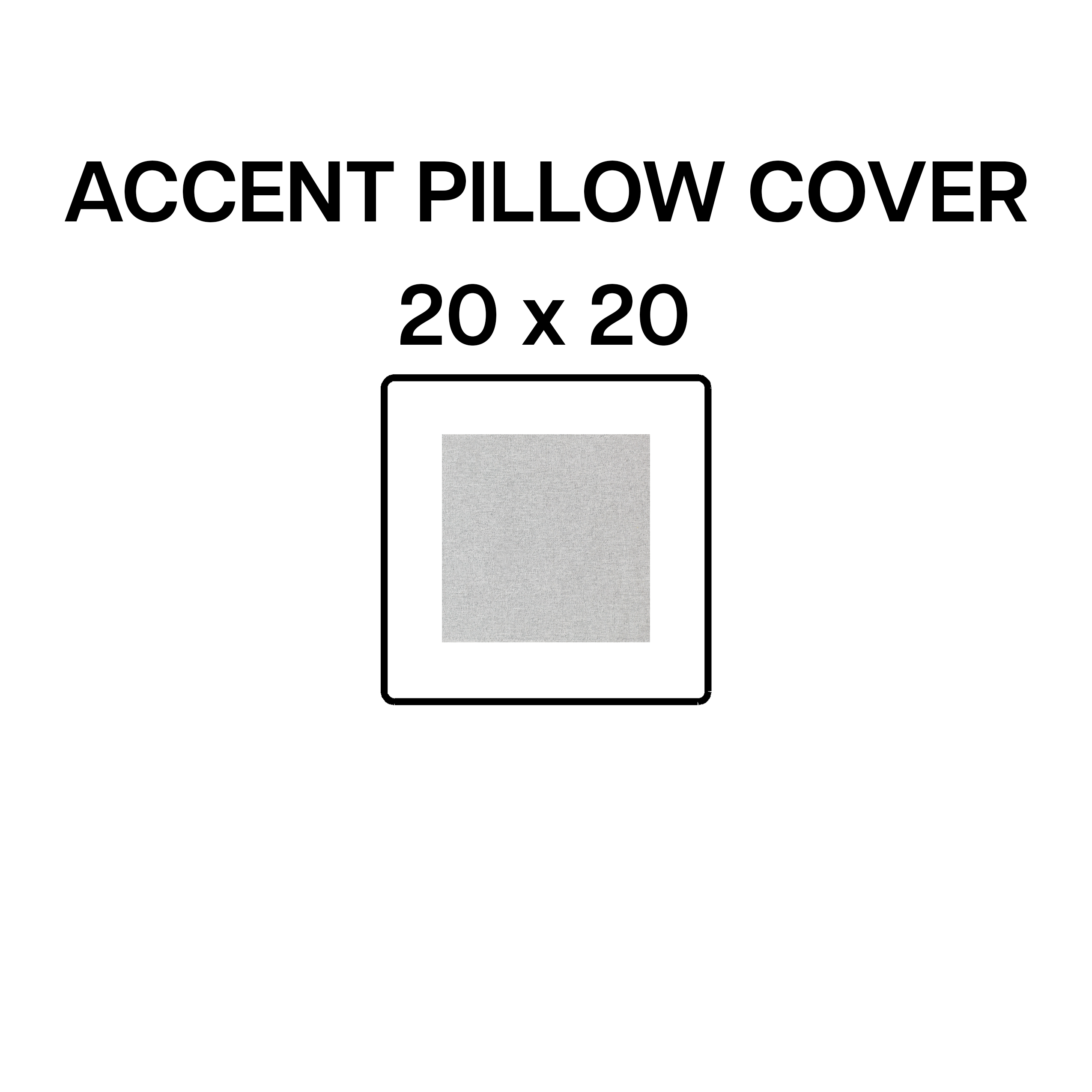 20x20 Mist Blue Accent Pillow Cover - Soft Decorative Throw Pillow Case for Sofa, Bed & Couch - Modern Home Decor BP 642 61