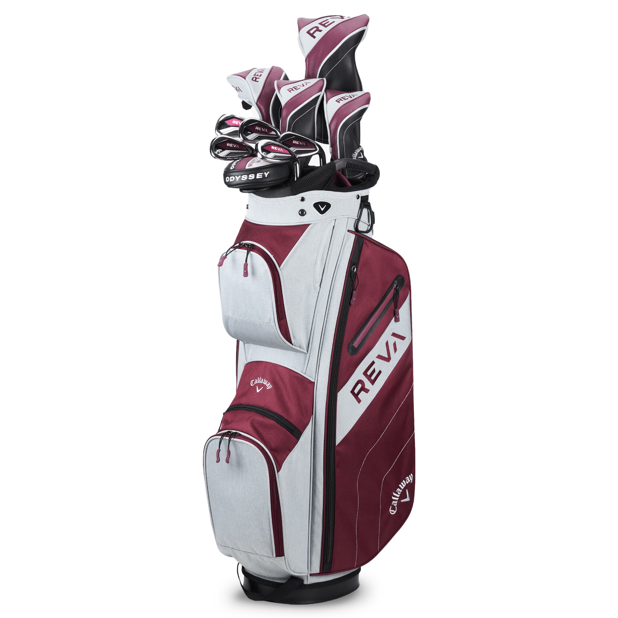 Callaway Reva Graphite 11-Piece Women's Right-Handed Complete Golf Club Set - Perfect for Beginners & Recreational Golfers on the Course