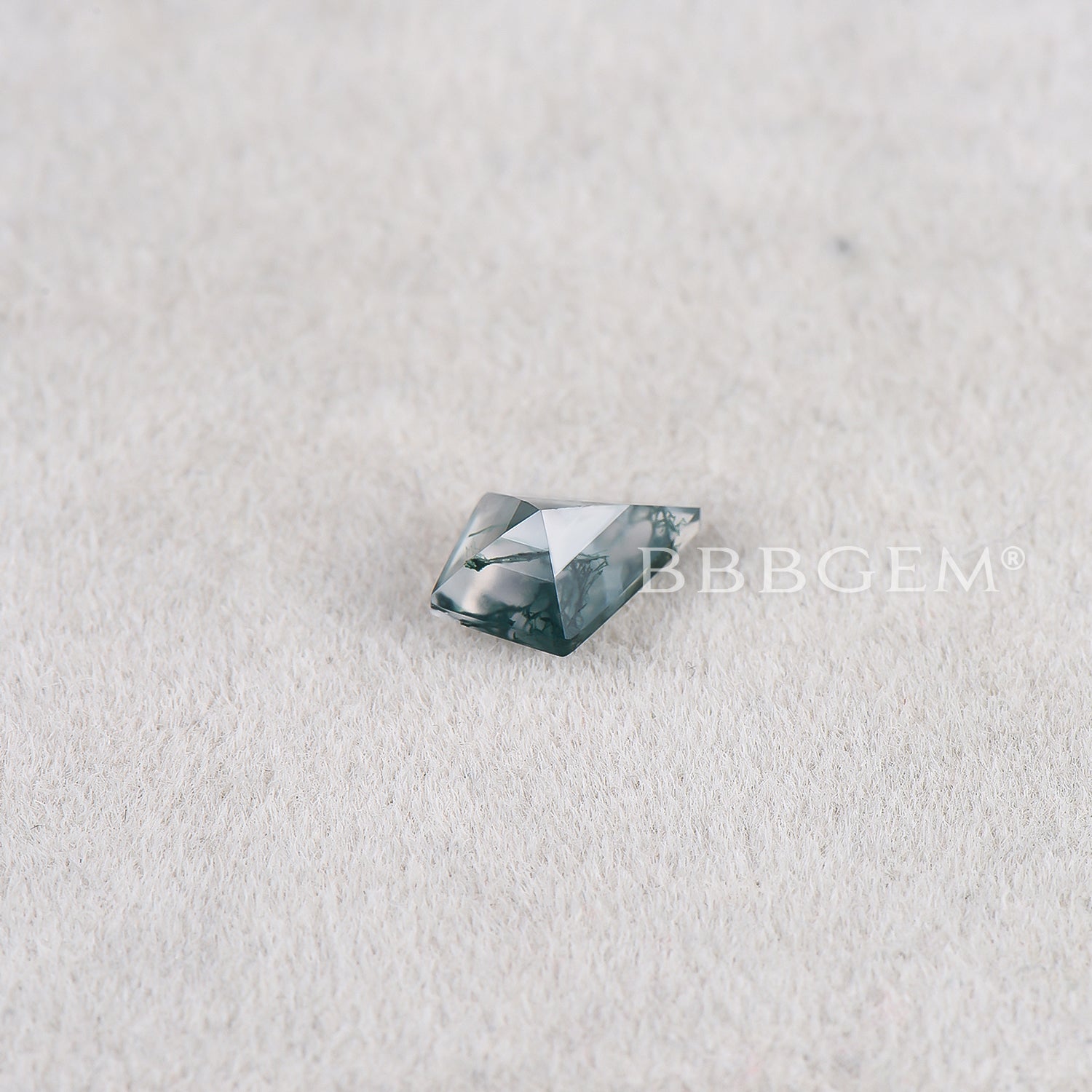 Wholesale Natural Moss Agate Faceted Beads - Kite Cut Green Agate Gemstones for Jewelry Making & DIY Crafts | Perfect for Necklaces, Bracelets & Earrings