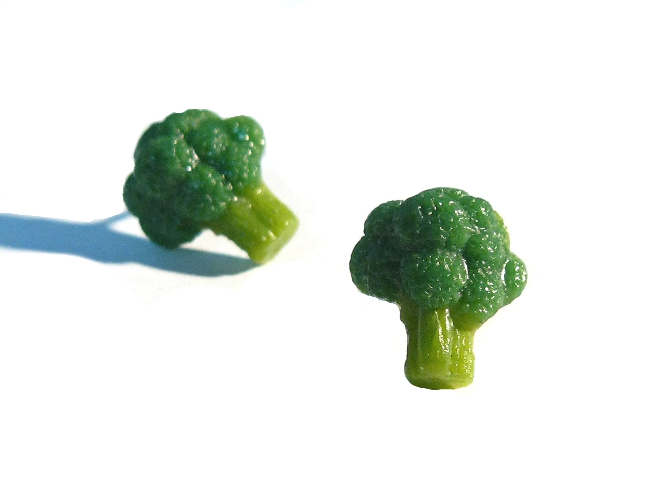 Broccoli Stud Earrings - Cute Tiny Food Jewelry for Women (Green) - Perfect for Everyday Wear, Gifts & Vegan Fashion Accessories