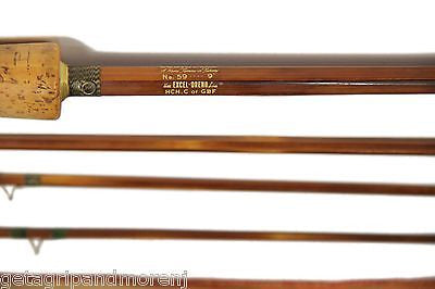 Vintage MINT South Bend 59 9' 4-Piece Split Bamboo Fly Fishing Rod - Unused Classic 1945-1950 Model | Perfect for Trout & Salmon Fishing in Rivers & Streams