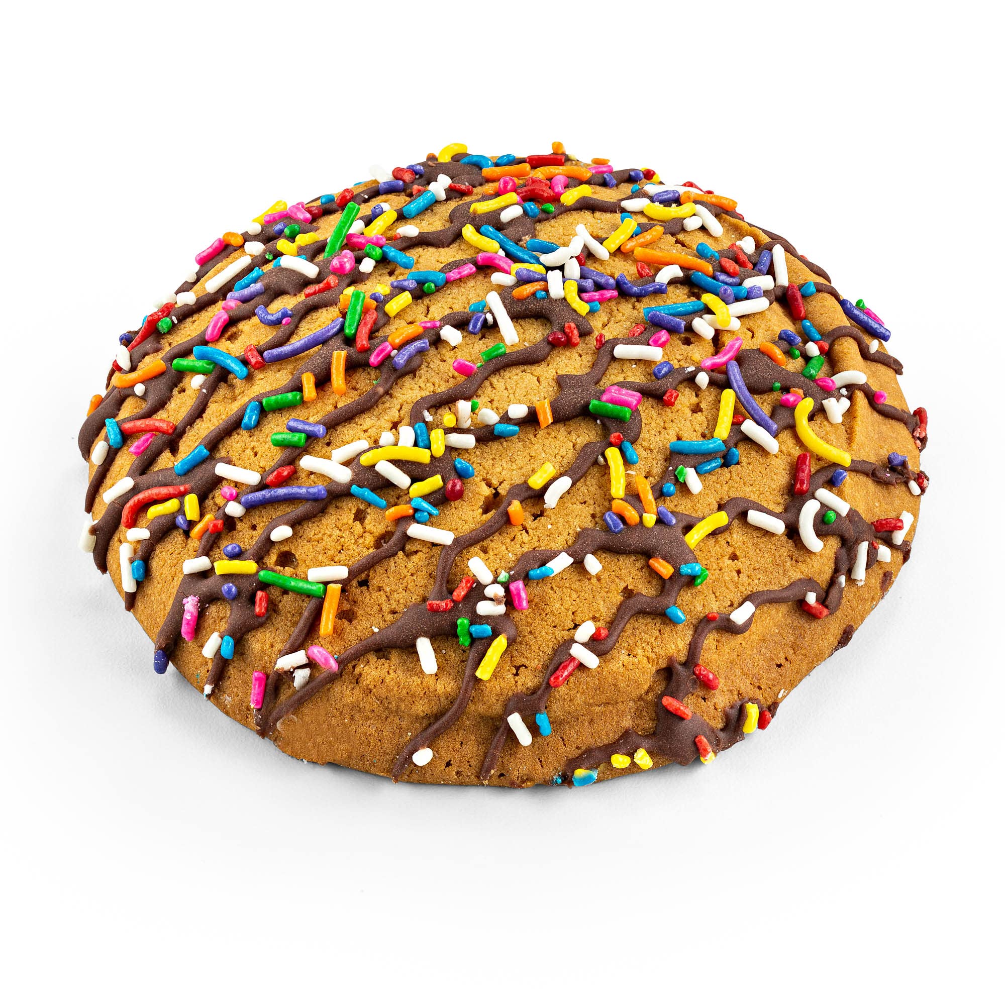 Stern's Bakery Jumbo Sprinkle Cookies - 18 Individually Wrapped 3oz Cookies | Dairy Free, Nut Free & Kosher Certified | Breakfast Pastries, Vending Machine & Lunchbox Snacks | Perfect for School, Office & On-the-Go Treats