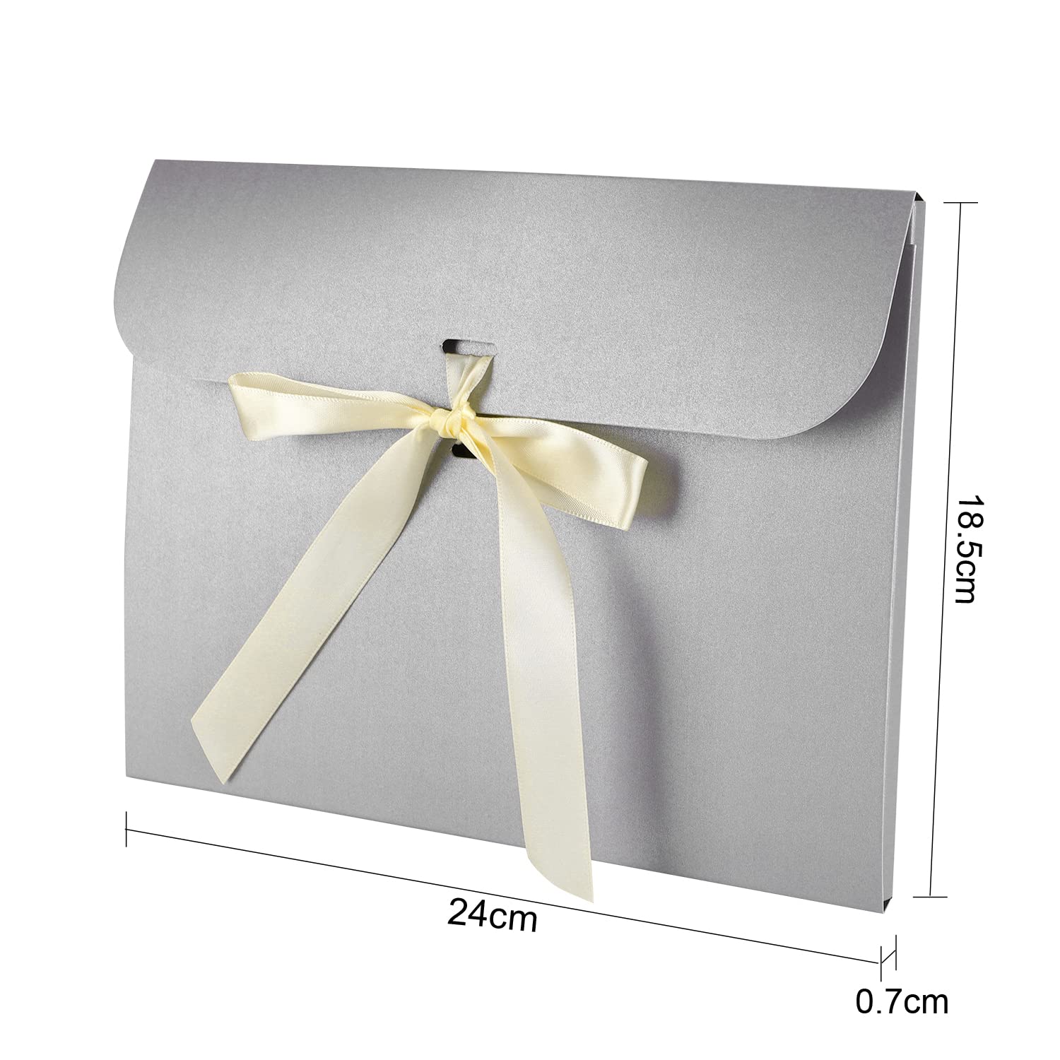 10pcs Gift Bags with Ribbon - Wedding Party Favors for Cards & Gifts