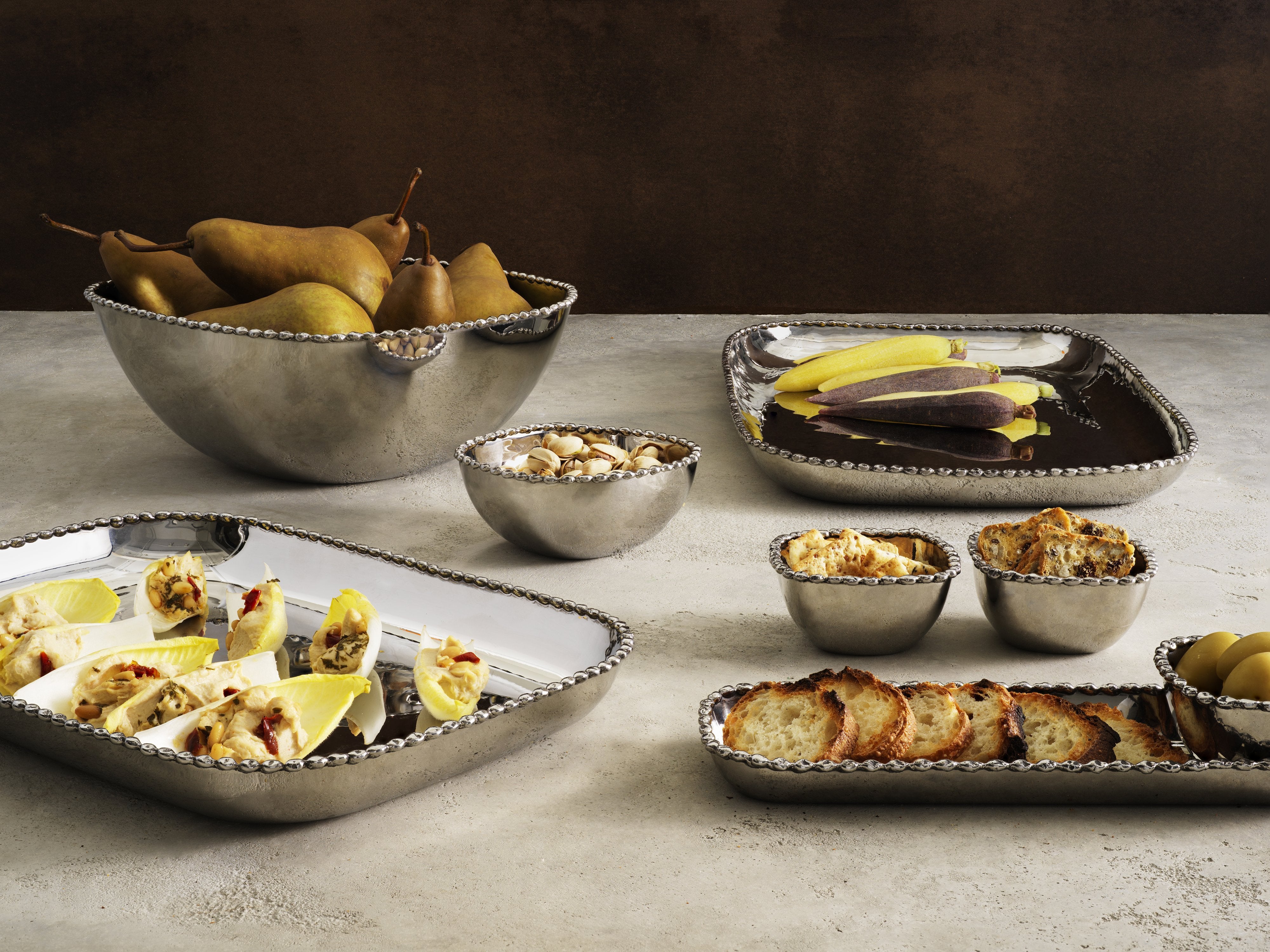 Premium Molten Nut Dish - Elegant Serving Bowl for Nuts, Snacks & Appetizers - Perfect for Parties, Gatherings & Home Entertaining