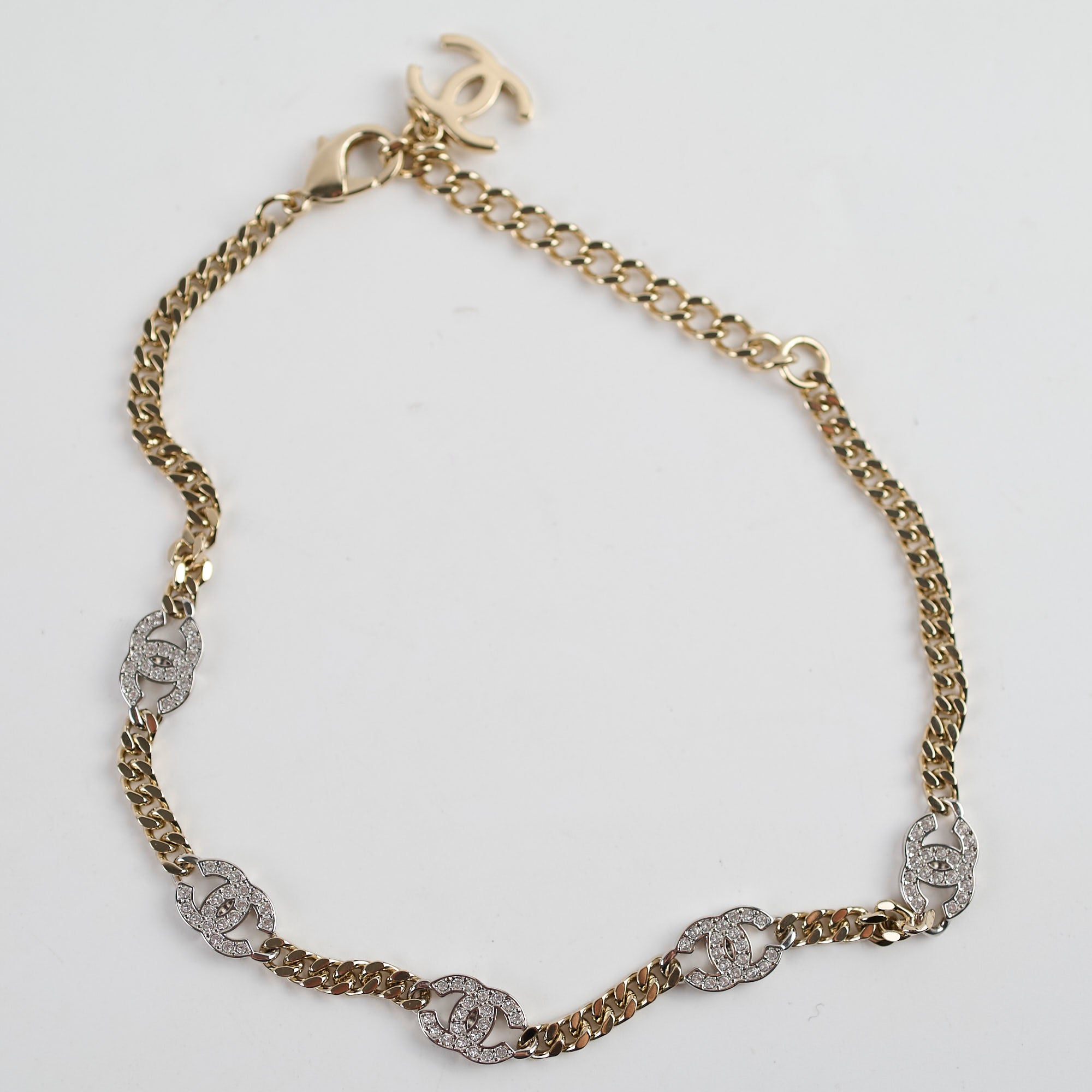 Chanel Classic CC Logo Choker Necklace - Fashion Jewelry for Women | Perfect for Parties, Date Nights & Special Occasions