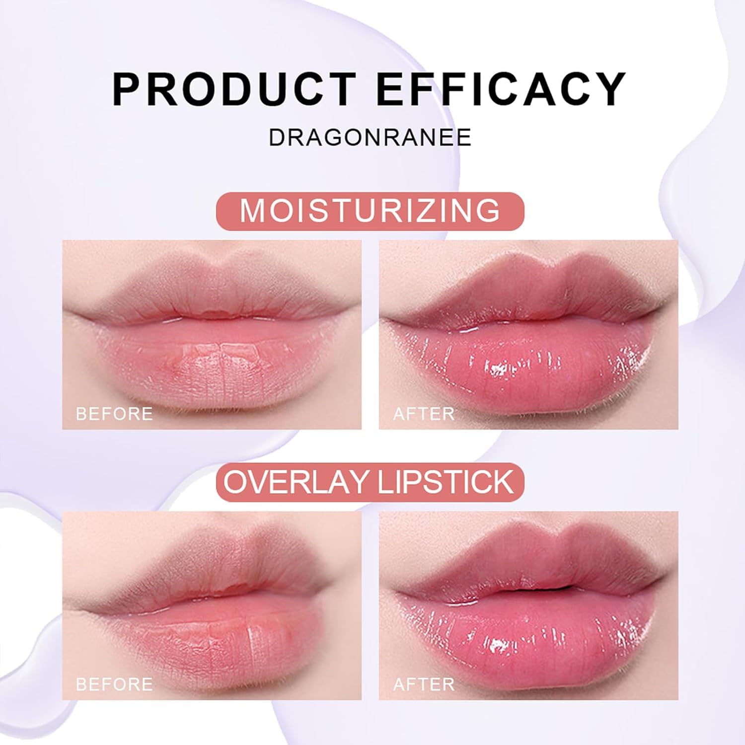 Sitovely 6PCS Roll On Lip Gloss Set - Fruity Flavored Nourishing Lip Oil with Rolling Ball, Hydrating Lip Balm & Clear Lip Glow for Moisturizing Lip Care (Clear, Medium) | Perfect for Daily Makeup, Gift Giving & On-The-Go Lip Hydration