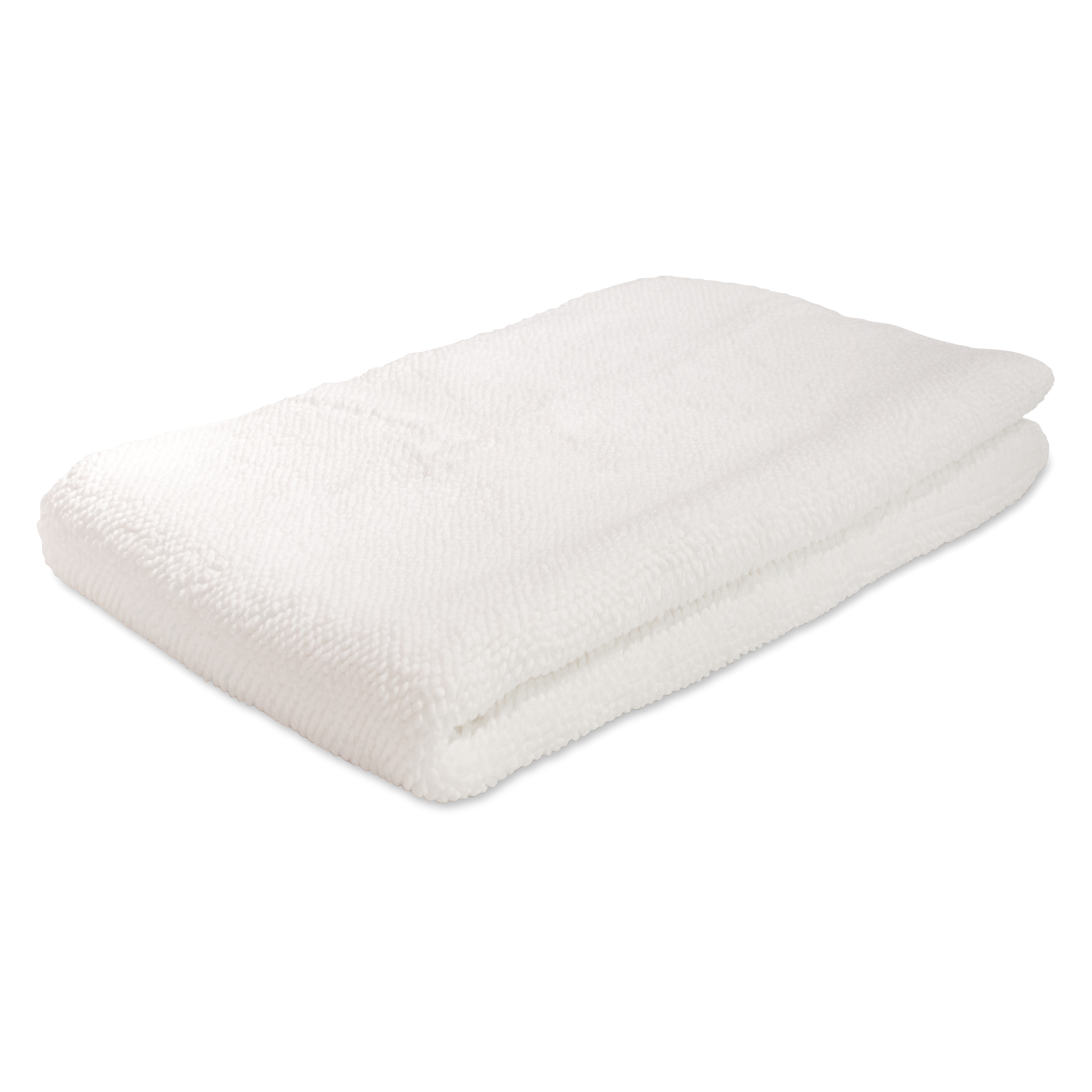 Soft and Absorbent Looped Cotton Bath Rug - Non-Slip Bathroom Mat for Shower, Tub, and Vanity Areas