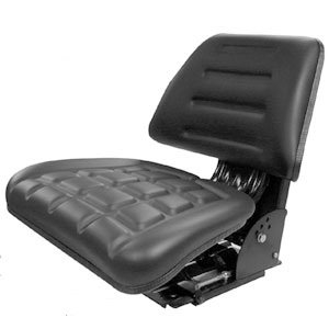 Black Trapezoid Flip-Up Seat with Back Support - A-TF222BL - Perfect for Stadiums, Theaters, and Outdoor Events
