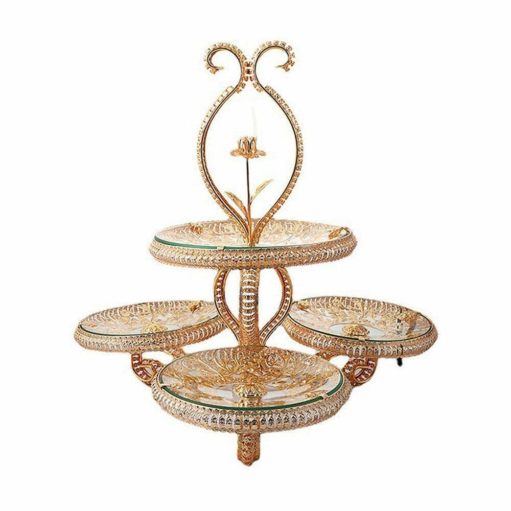 4-Tier Metal Cupcake Holder Display Stand - Durable Dessert & Snack Tray for Parties, Banquets, and Kitchen Decor - Perfect for Cakes, Fruits, and Pastries - Ideal for Weddings, Birthdays, and Home Baking