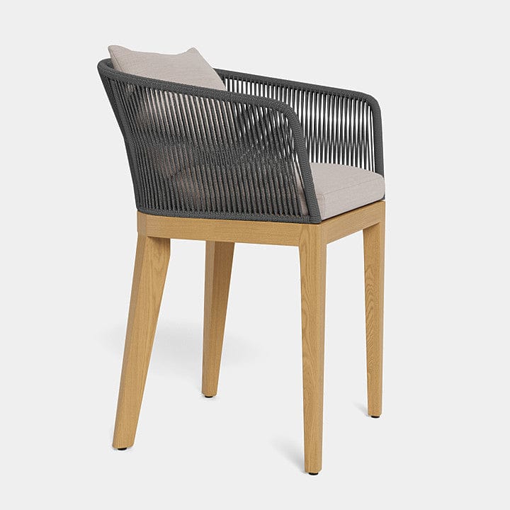Avalon Outdoor Counter Stool - Weather-Resistant Bar Stool for Patio, Deck, Poolside & Backyard - Adjustable Height & Comfortable Seating for Outdoor Dining & Entertaining