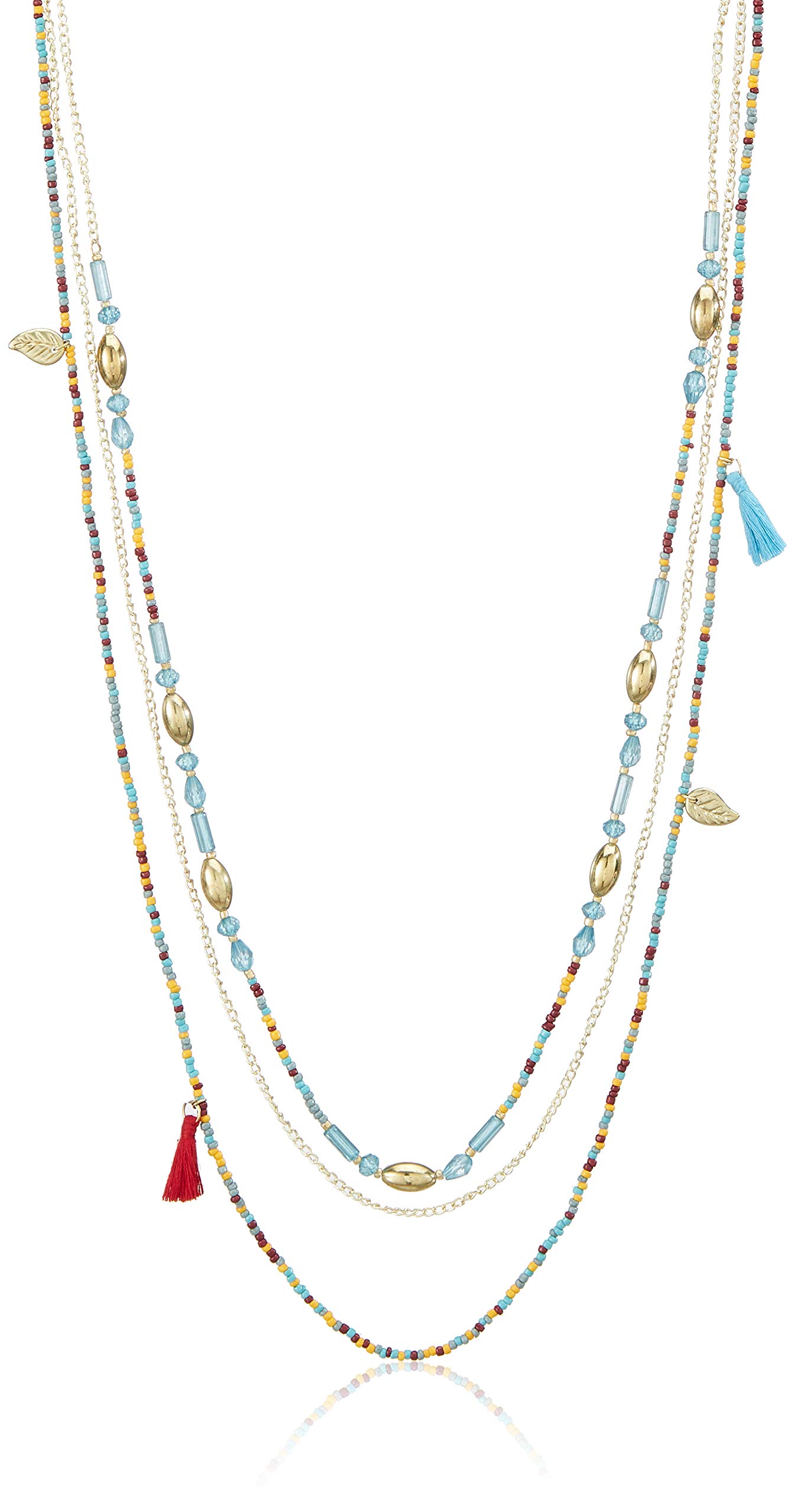 ISHVAKU Elegant Beaded Necklace for Women & Girls | Trendy Layering Jewelry for Parties, Weddings & Everyday Wear