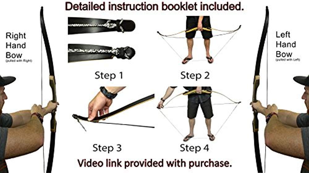 Southwest Archery TigerShark One Piece Bow - Premium Recurve Bow for Hunting & Target Practice | Ideal for Beginners & Outdoor Enthusiasts | Perfect for Backyard Archery, Camping & Survival Training